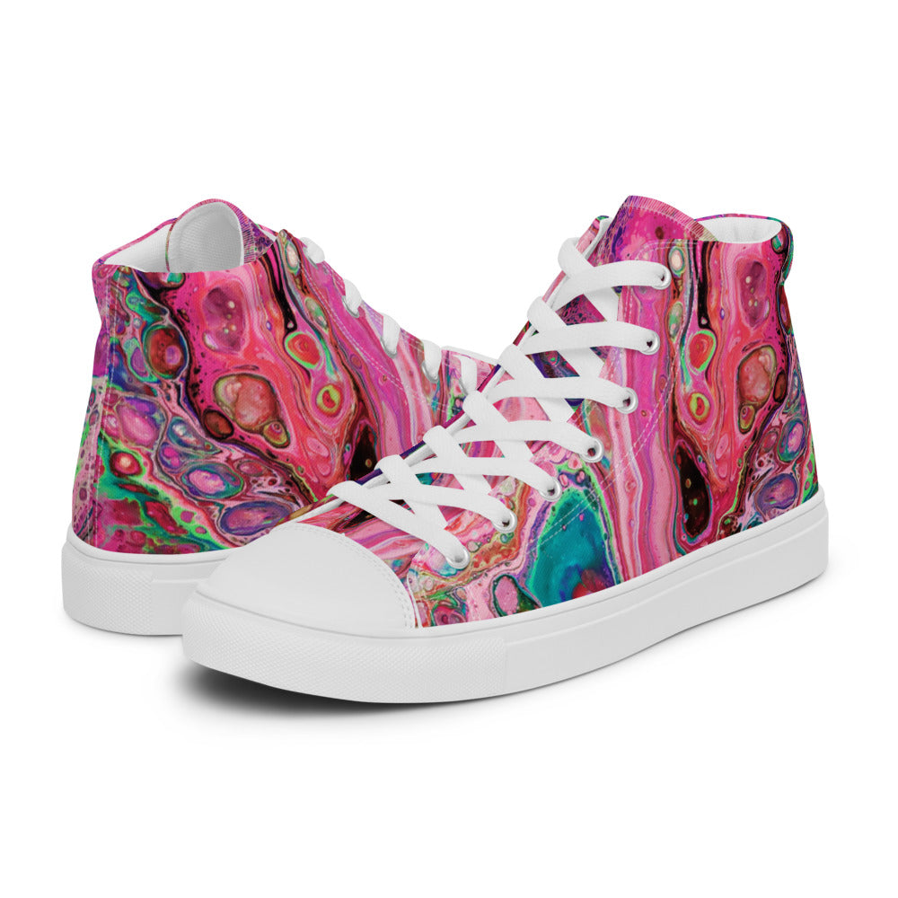 Women’s high top canvas shoes - FA011