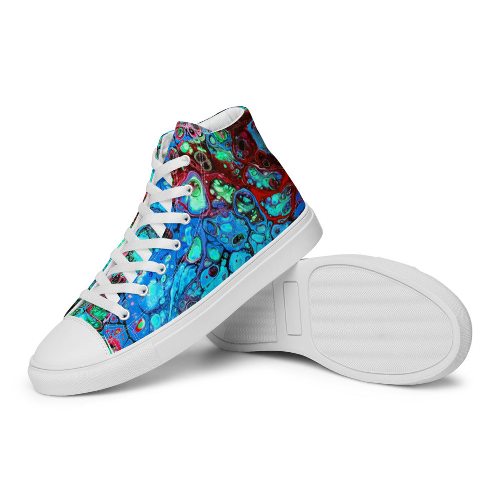Women’s high top canvas shoes - FA007C