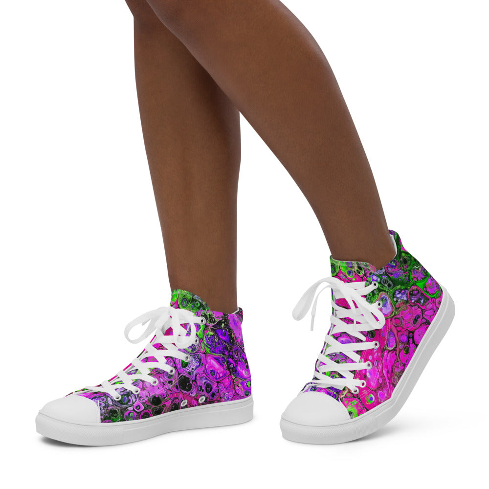 Women’s high top canvas shoes - FA007A