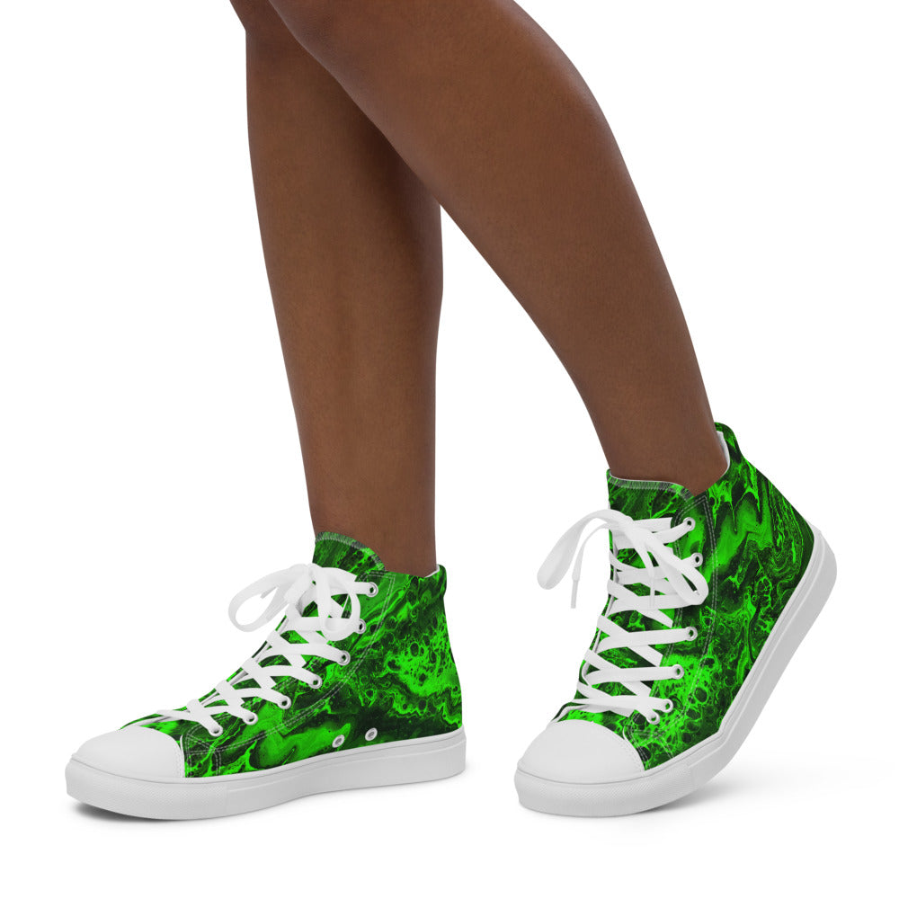 Women’s high top canvas shoes - FA006C