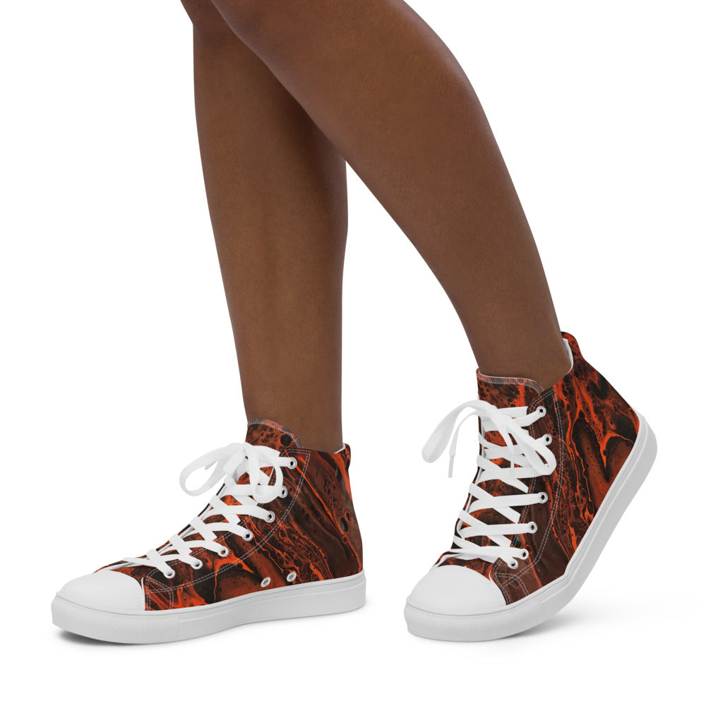 Women’s high top canvas shoes - FA006