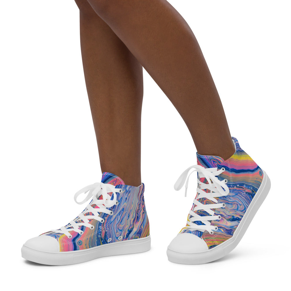 Women’s high top canvas shoes - FA004A