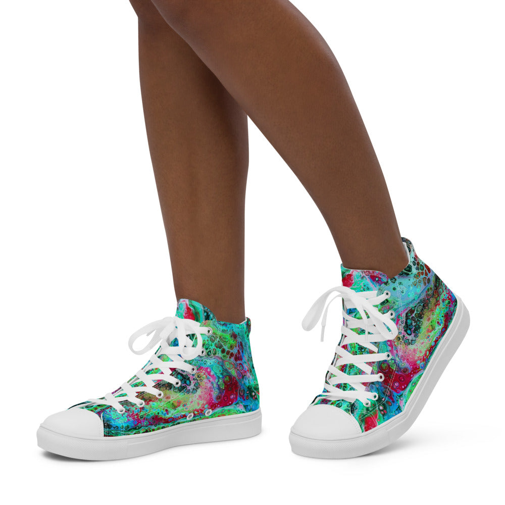 Women’s high top canvas shoes - FA003G