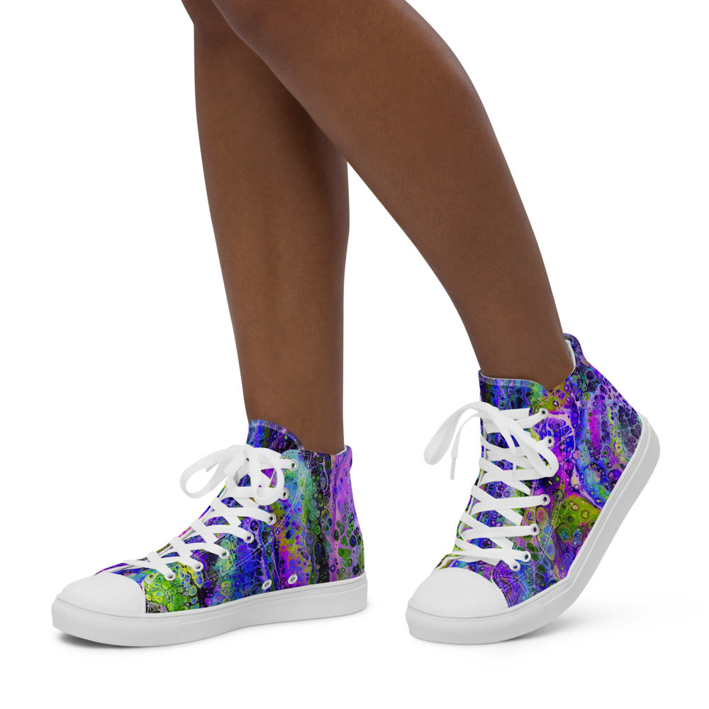 Women’s high top canvas shoes - FA003B