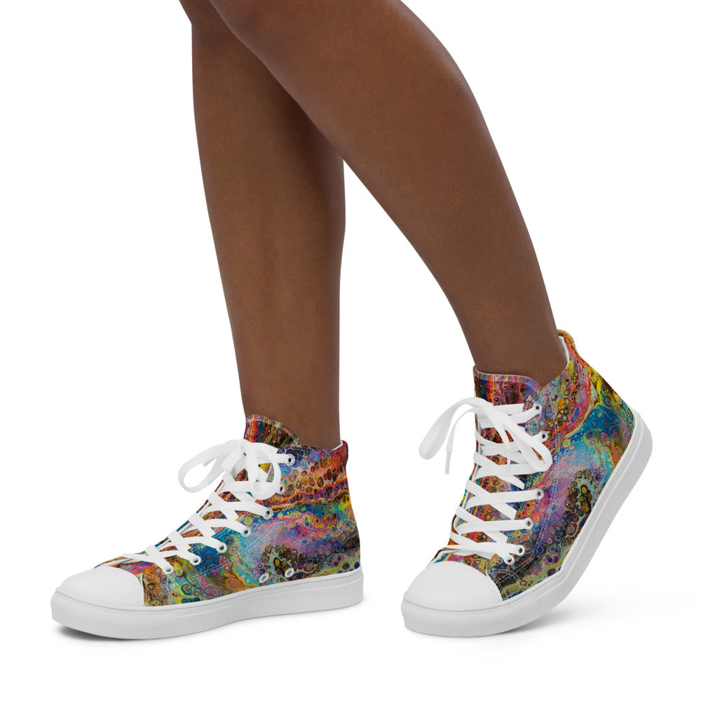 Women’s high top canvas shoes - FA003