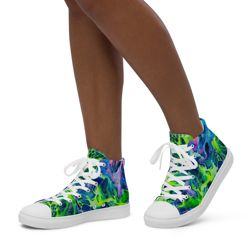 Women’s high top canvas shoes - FA002