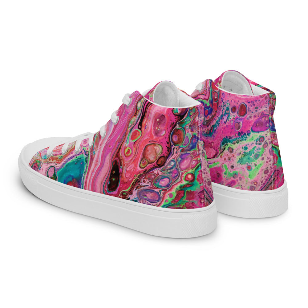 Women’s high top canvas shoes - FA011