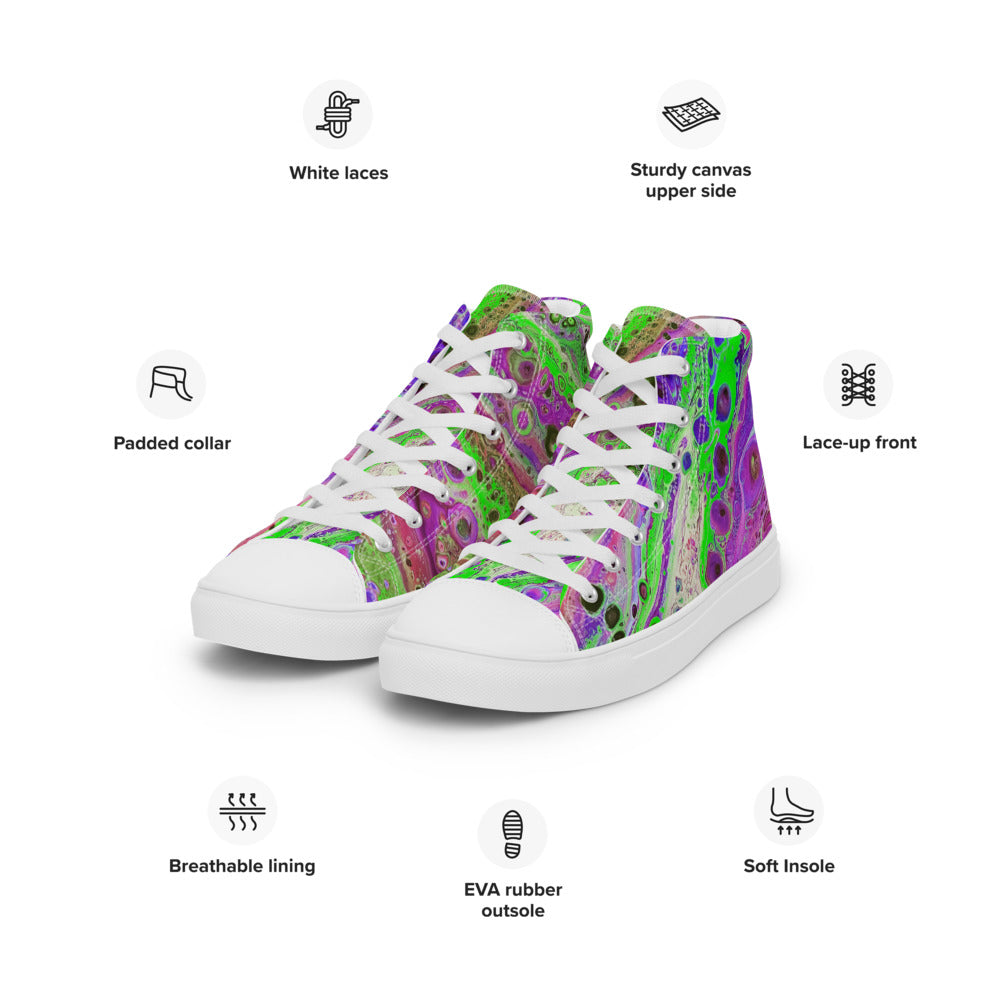 Women’s high top canvas shoes - FA018D