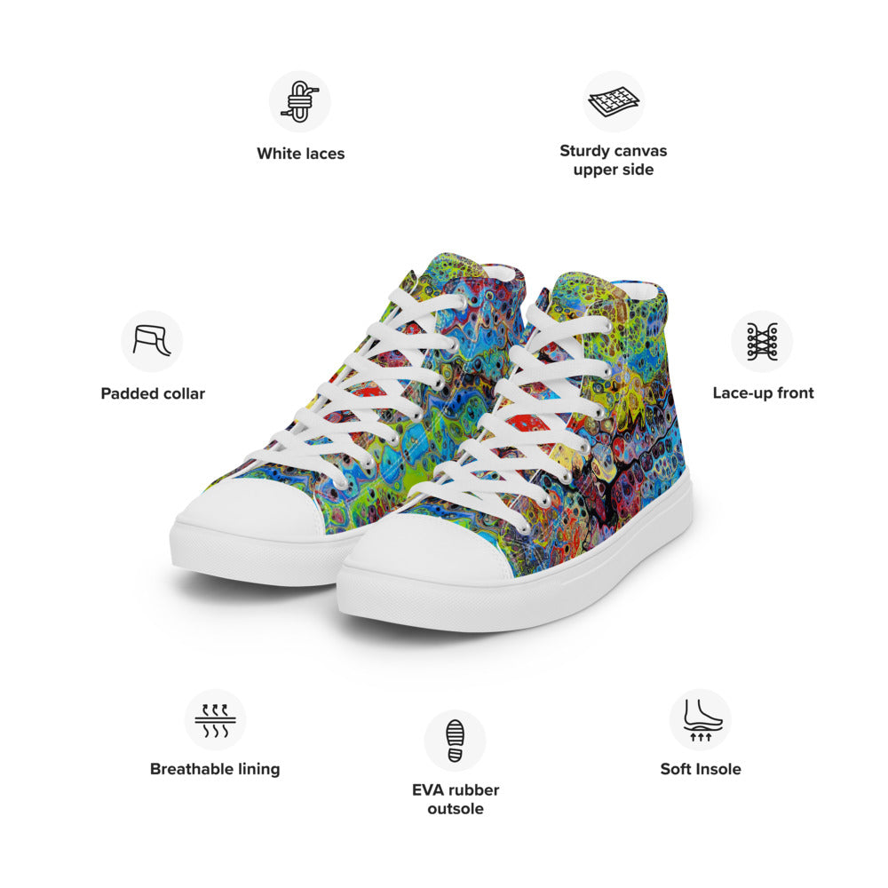 Women’s high top canvas shoes - FA015