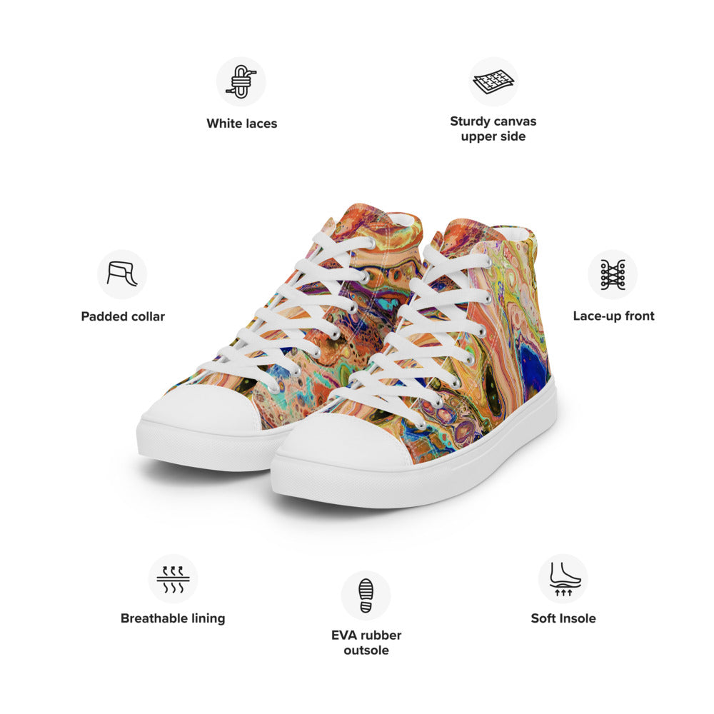 Women’s high top canvas shoes - FA011E