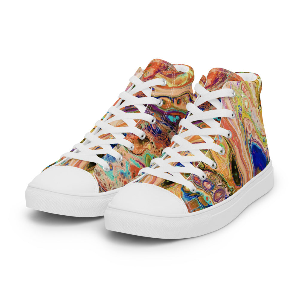Women’s high top canvas shoes - FA011E