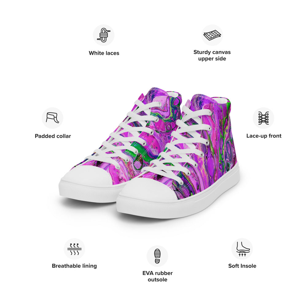 Women’s high top canvas shoes - FA011D
