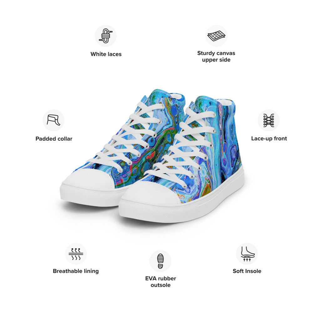 Women’s high top canvas shoes - FA011A