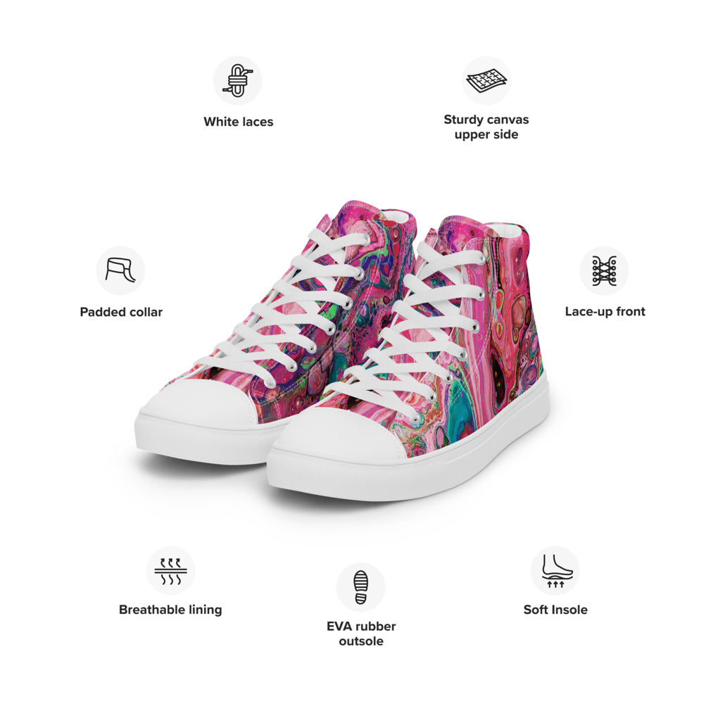 Women’s high top canvas shoes - FA011