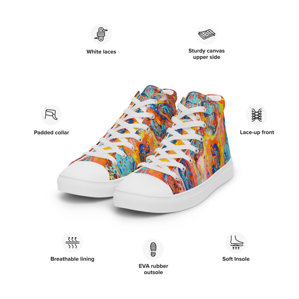 Women’s high top canvas shoes - FA008