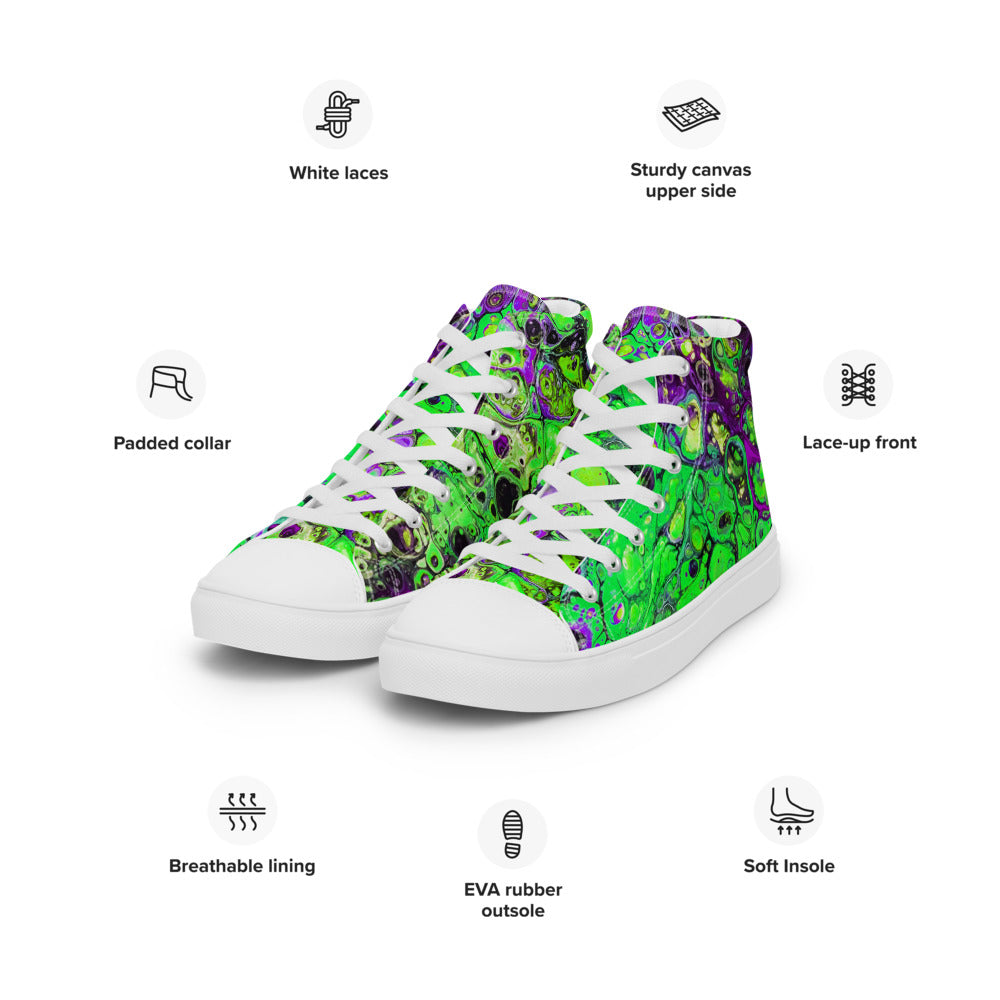 Women’s high top canvas shoes - FA007B