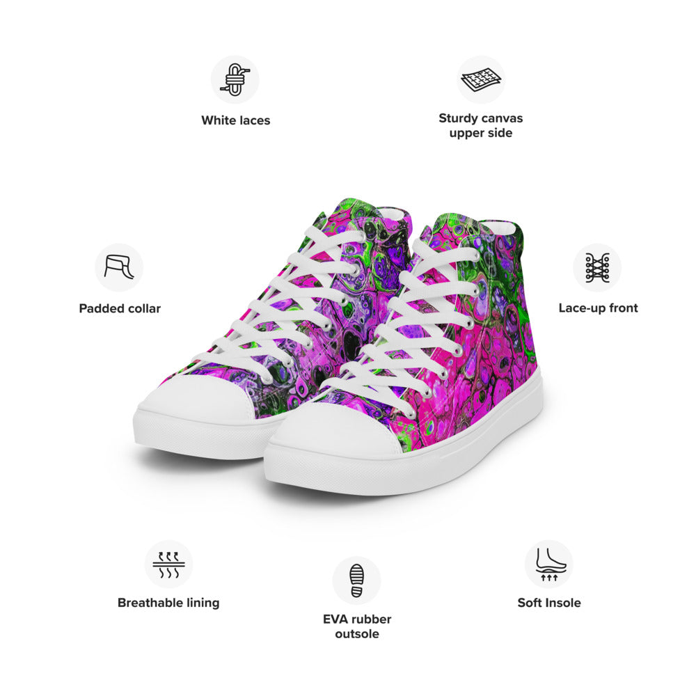 Women’s high top canvas shoes - FA007A