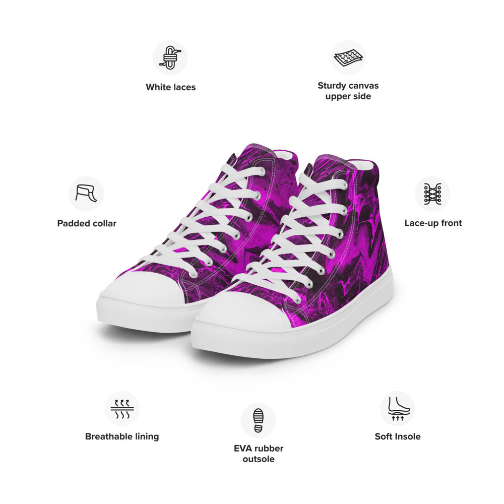 Women’s high top canvas shoes - FA006B