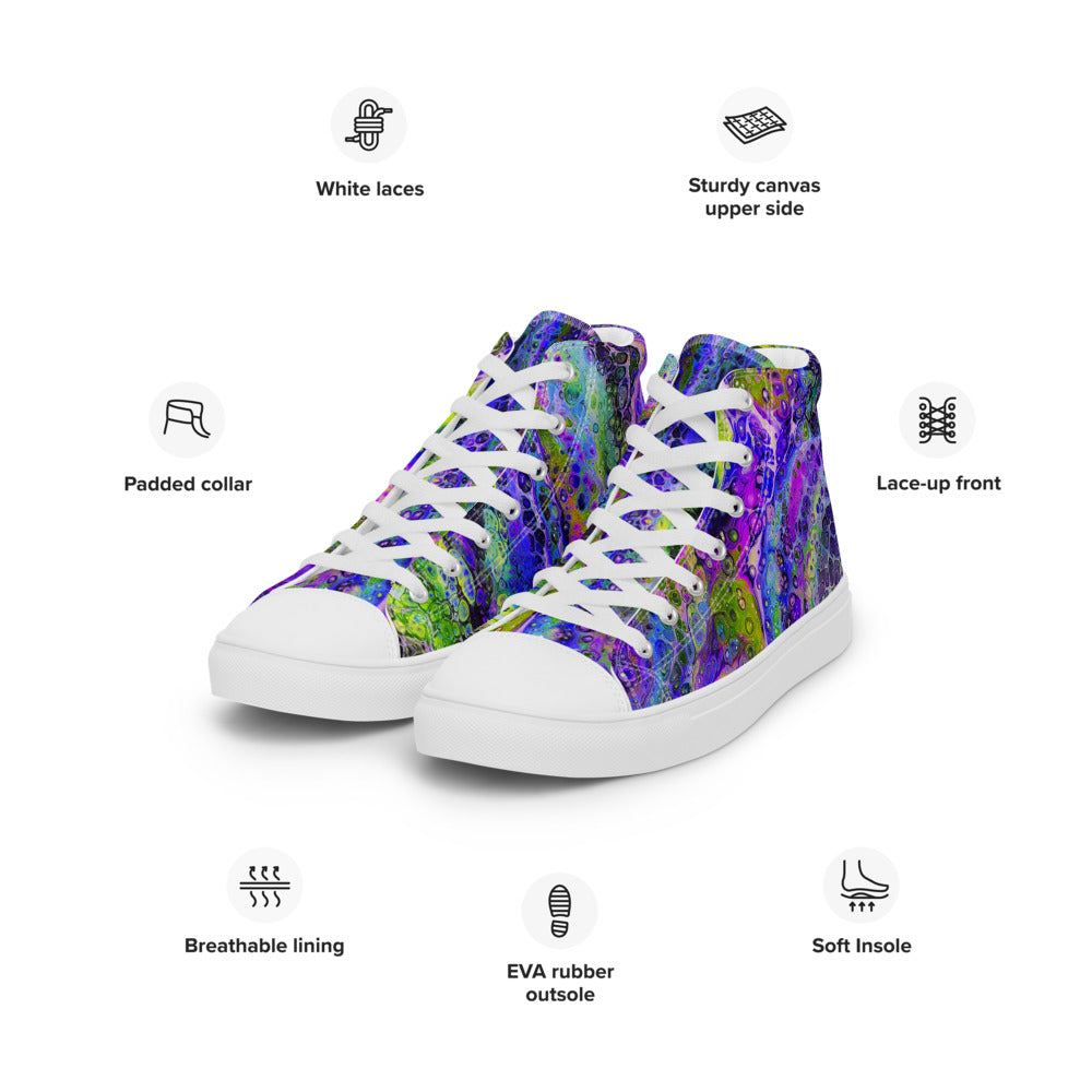 Women’s high top canvas shoes - FA003B