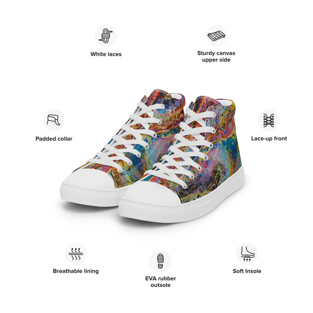 Women’s high top canvas shoes - FA003