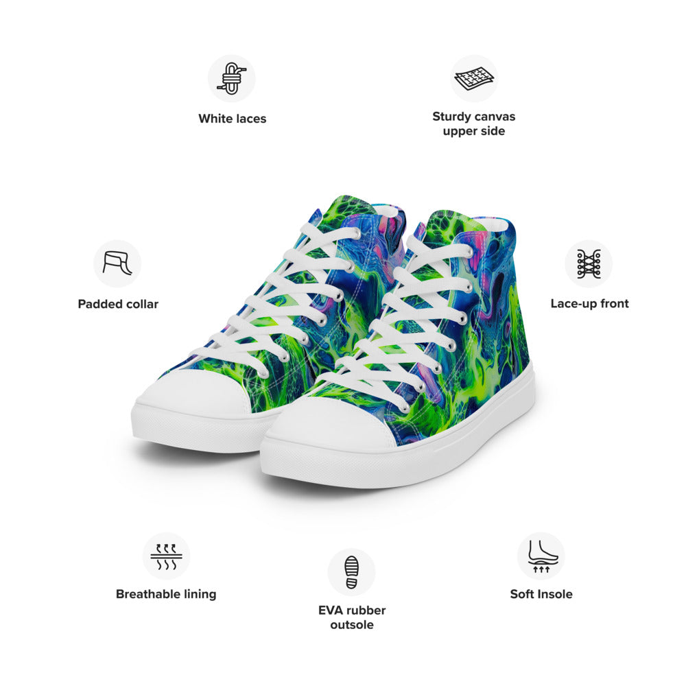 Women’s high top canvas shoes - FA002