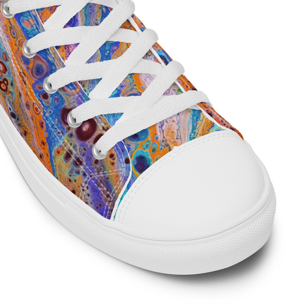 Women’s high top canvas shoes - FA018C