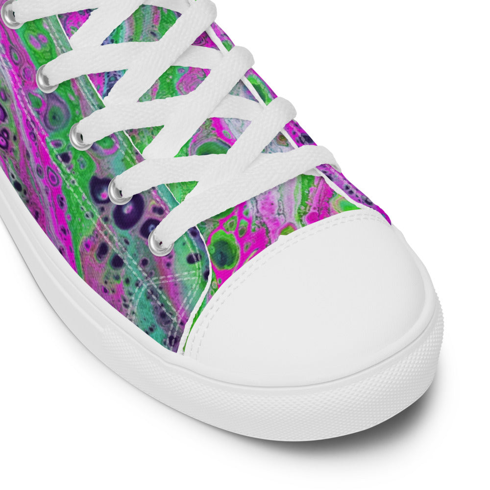 Women’s high top canvas shoes - FA018A