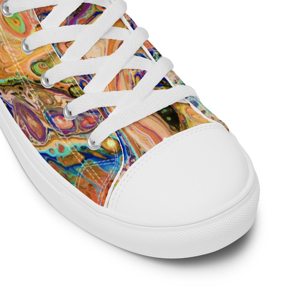 Women’s high top canvas shoes - FA011E