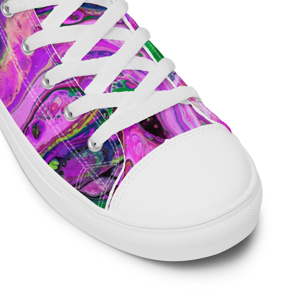 Women’s high top canvas shoes - FA011D