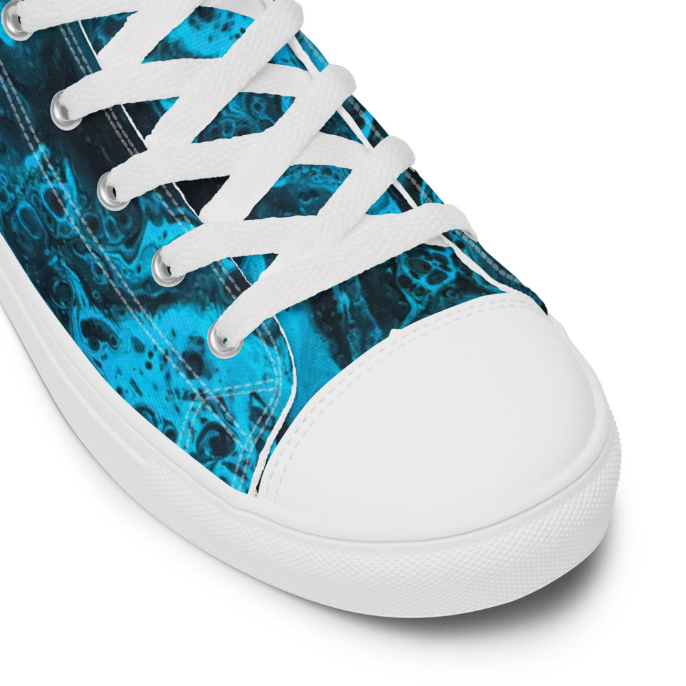 Women’s High Tops - Fluid Art Design - FA-006A