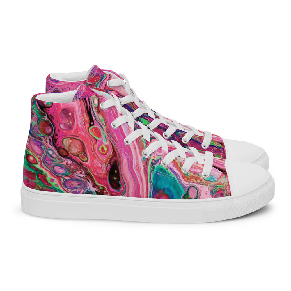 Women’s high top canvas shoes - FA011
