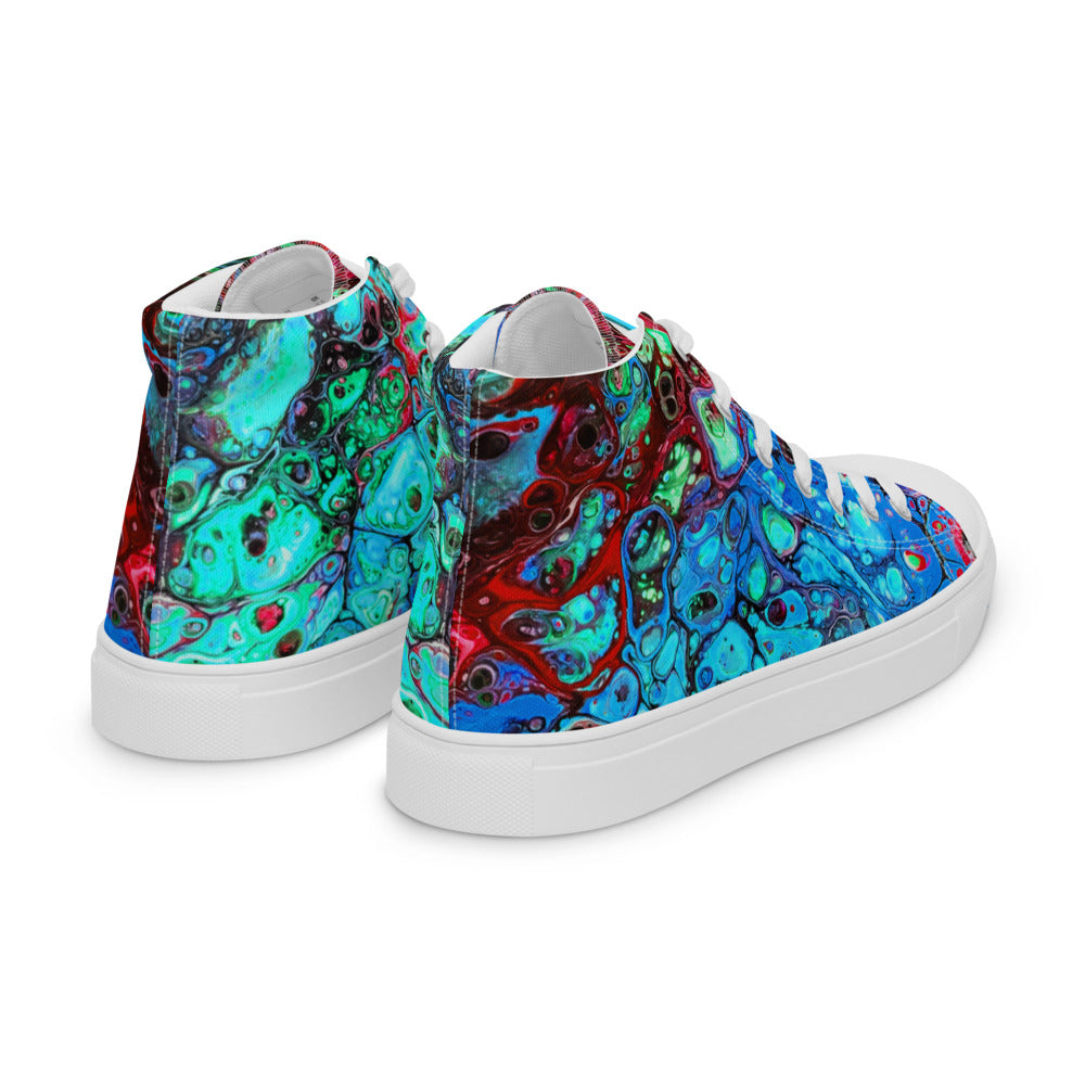 Women’s high top canvas shoes - FA007C