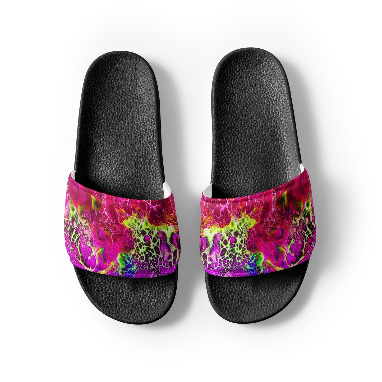 Women's Slides - Fluid Art Design - FA-012C-1