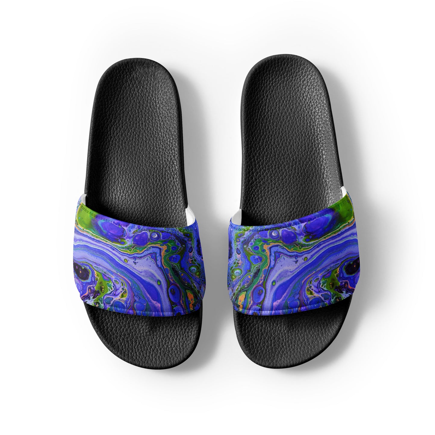 Women's Slides - Fluid Art Design - FA-011B-1