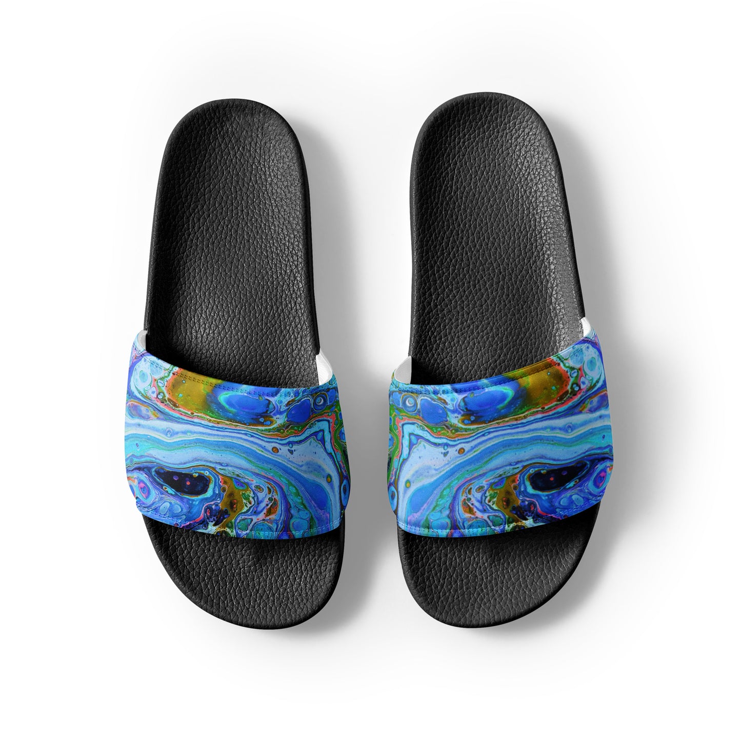 Women's Slides - Fluid Art Design - FA-011A-1