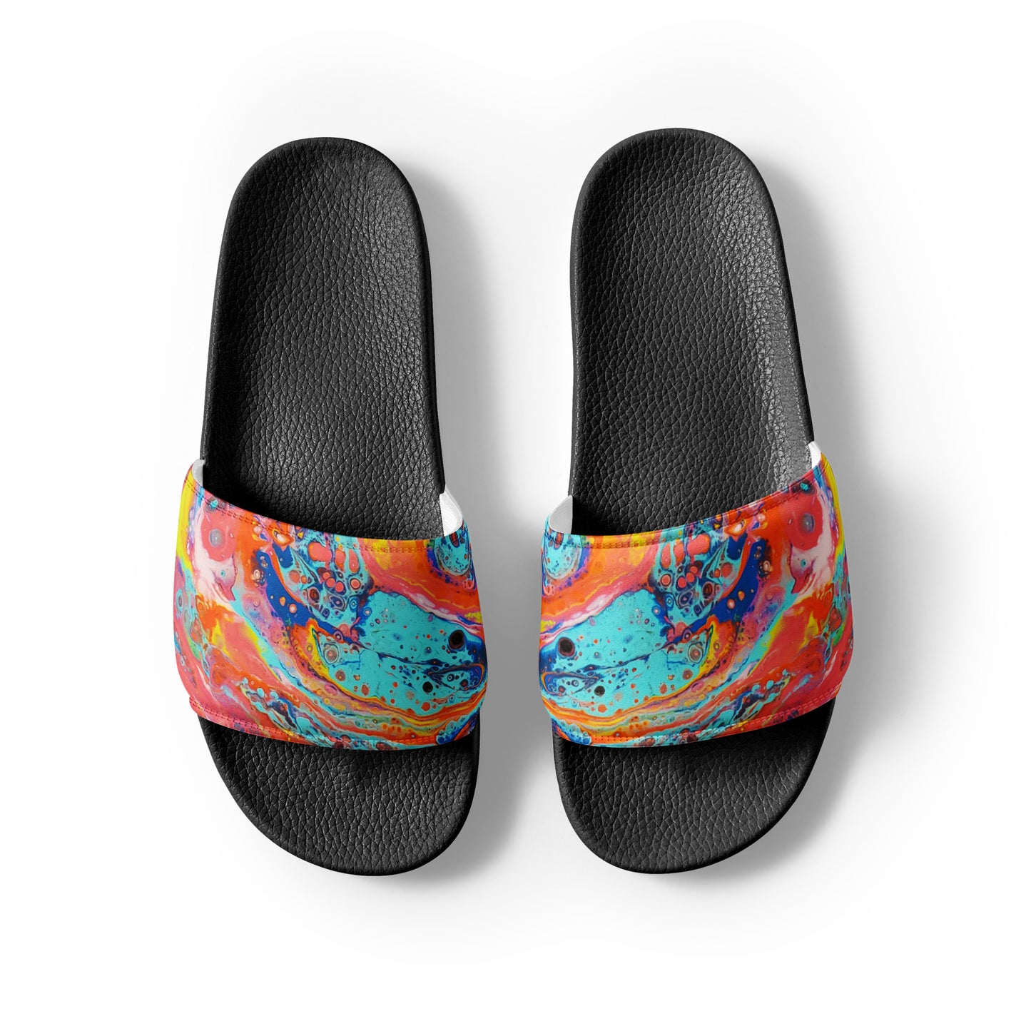 Women's Slides - Fluid Art Design - FA-008-2