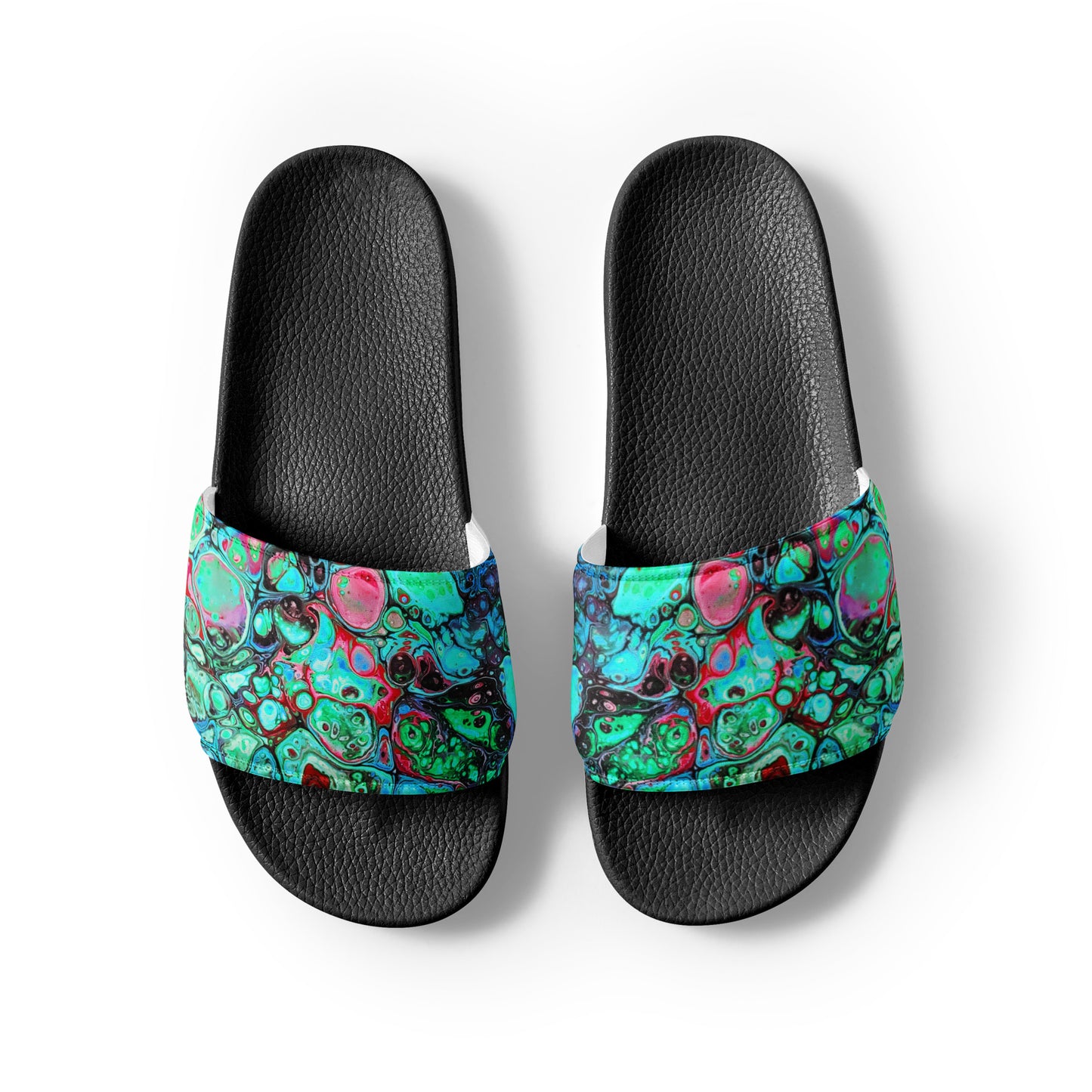 Women's Slides - Fluid Art Design - FA-007C-2