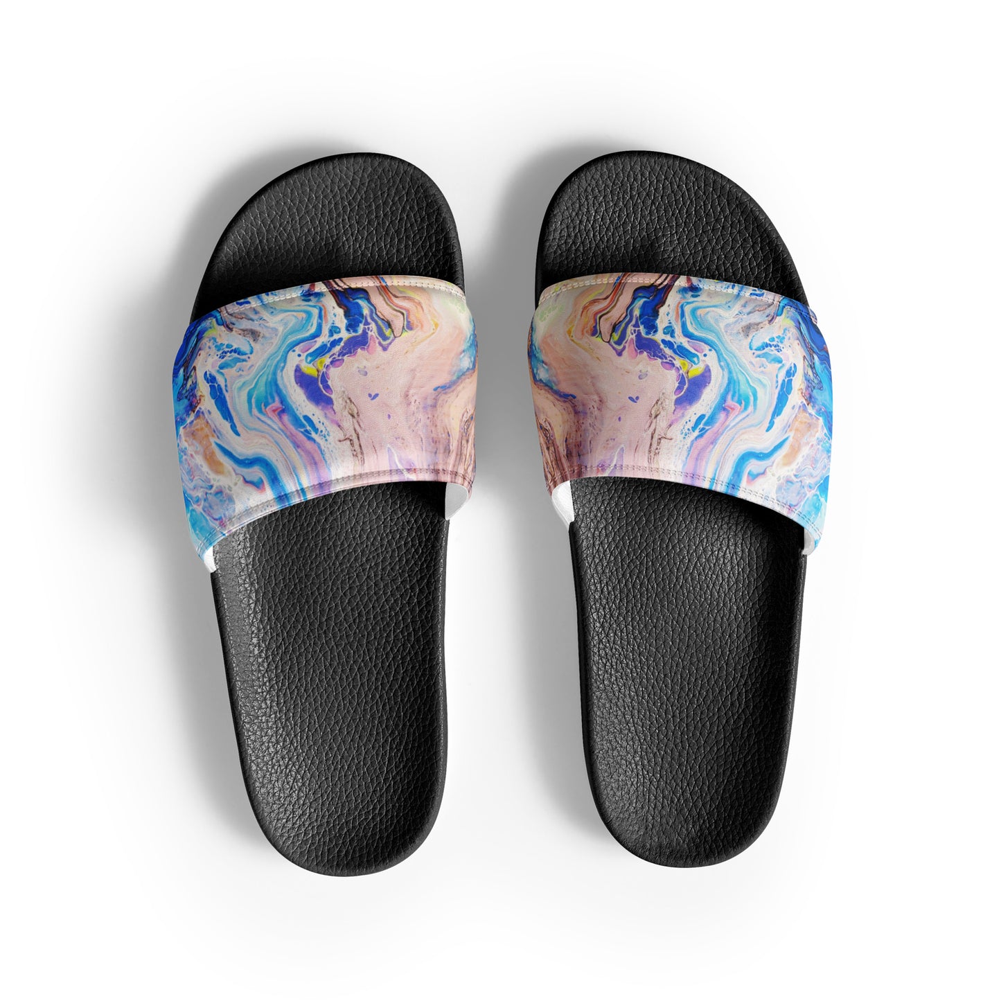 Women's Slides - Fluid Art Design - FA-019A