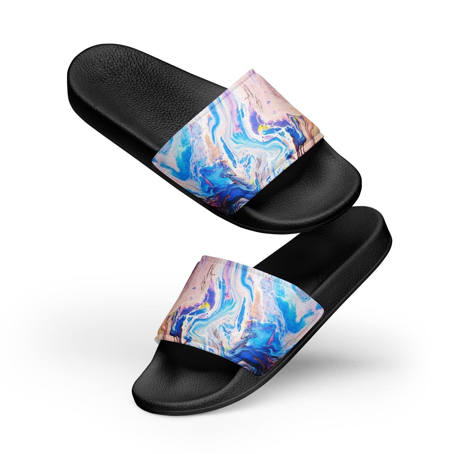 Women's Slides - Fluid Art Design - FA-019A