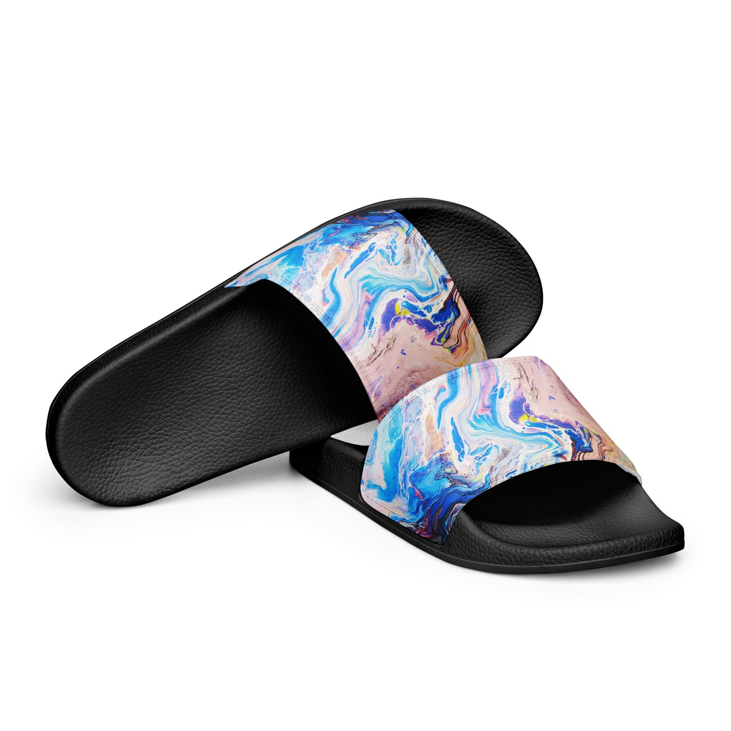 Women's Slides - Fluid Art Design - FA-019A