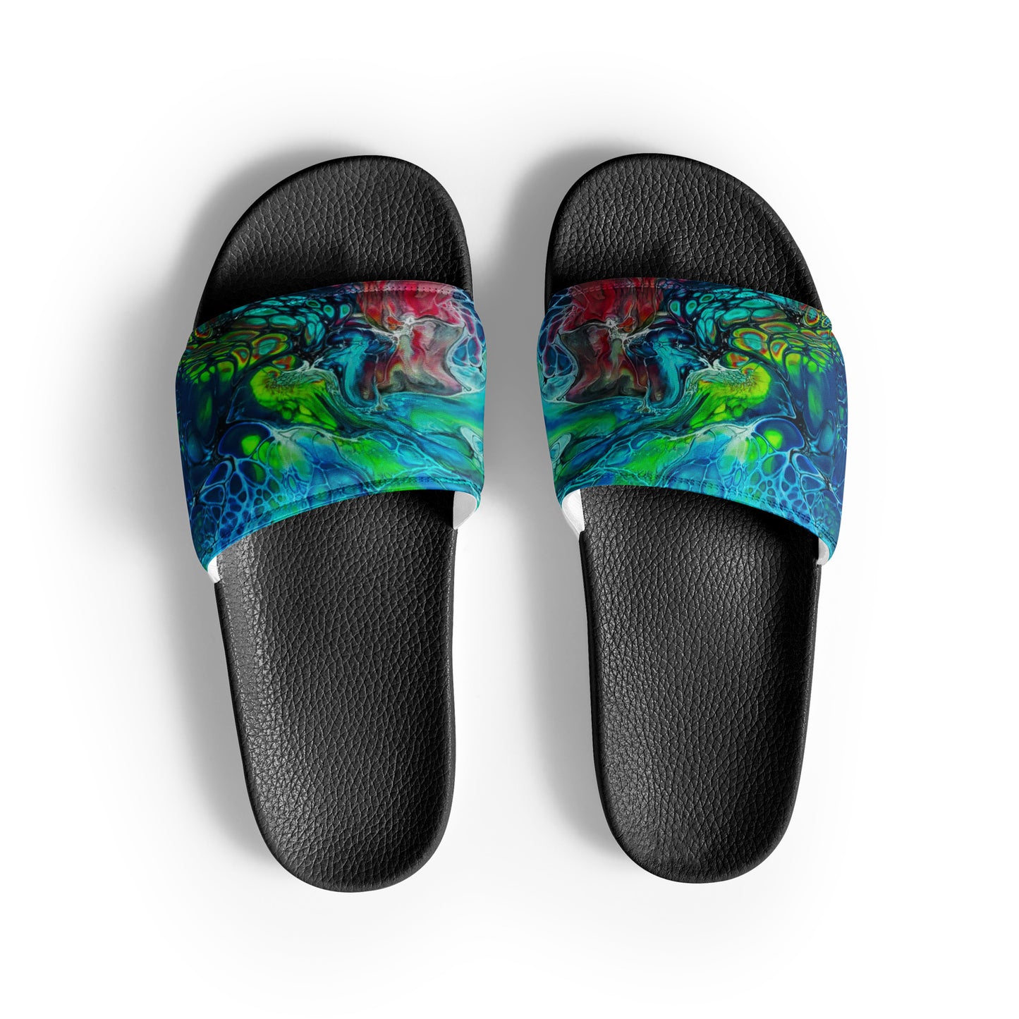 Women's Slides - Fluid Art Design - FA-013