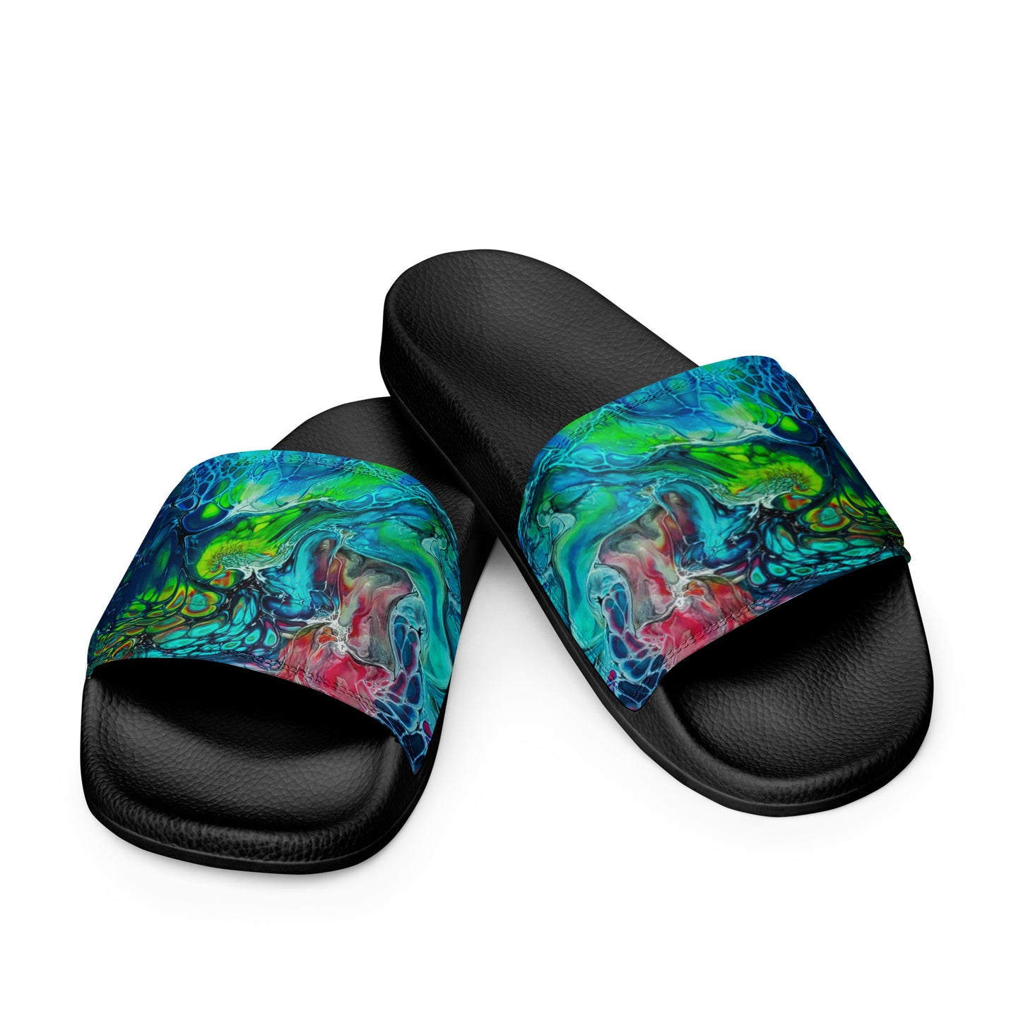 Women's Slides - Fluid Art Design - FA-013