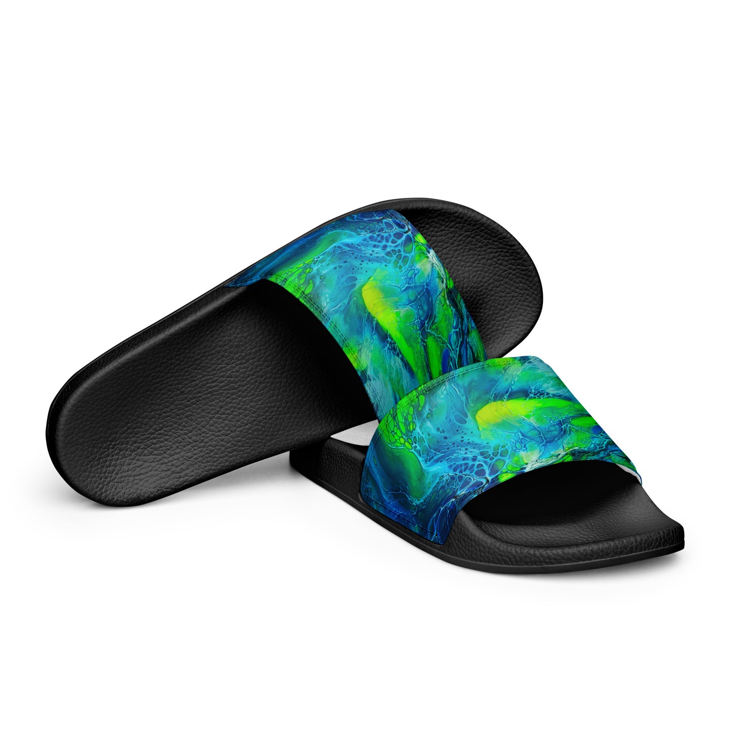 Women's Slides - Fluid Art Design - FA-013-2
