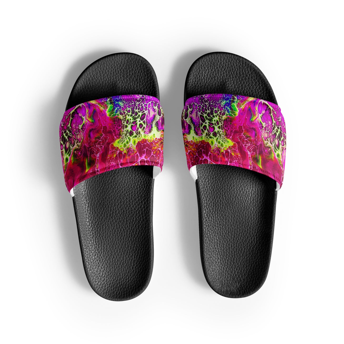 Women's Slides - Fluid Art Design - FA-012C-1