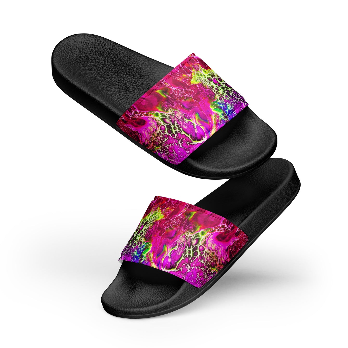 Women's Slides - Fluid Art Design - FA-012C-1