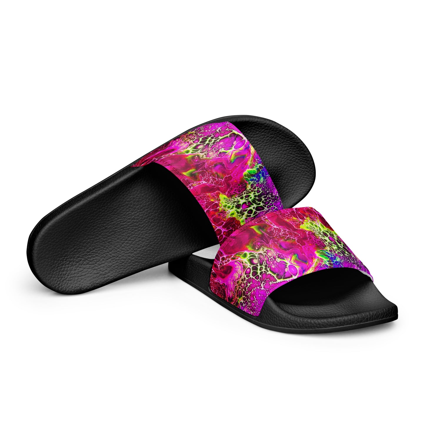 Women's Slides - Fluid Art Design - FA-012C-1