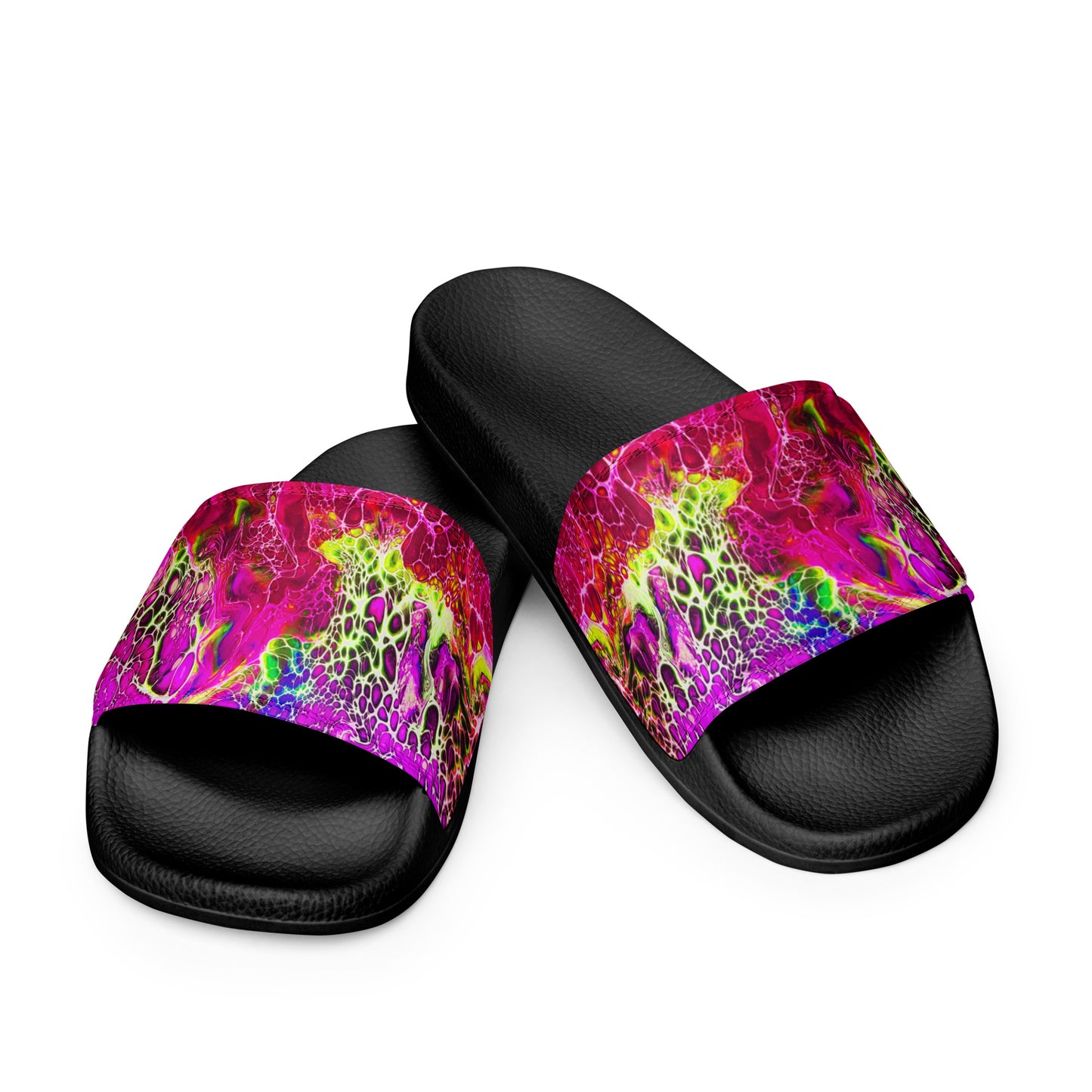 Women's Slides - Fluid Art Design - FA-012C-1
