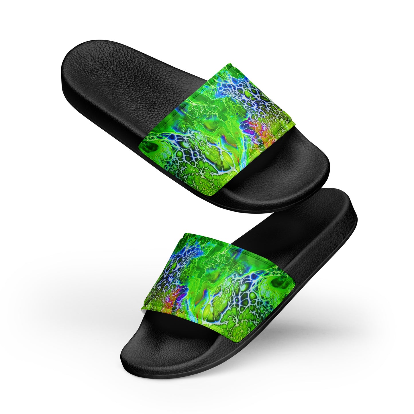 Women's Slides - Fluid Art Design - FA-012A-1