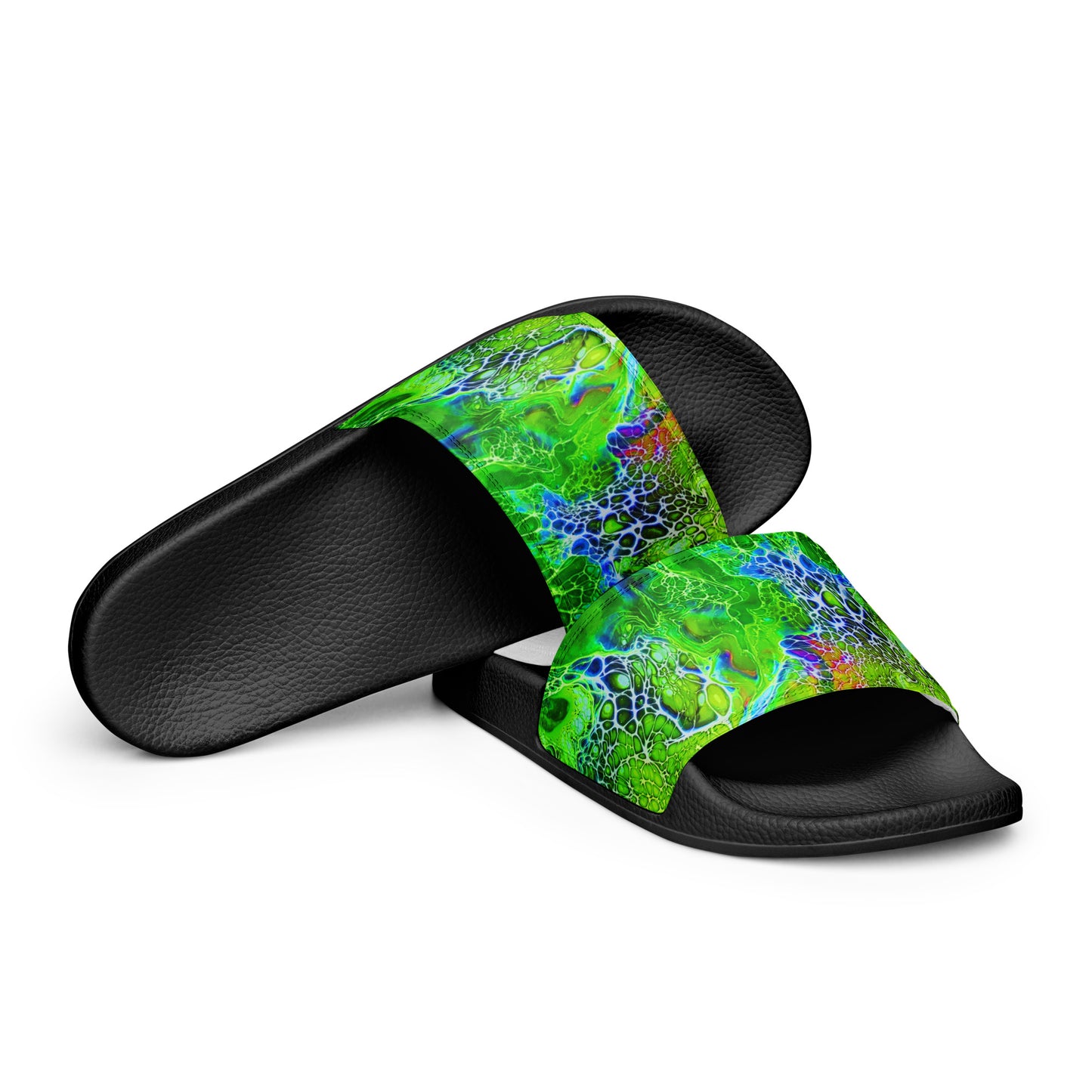 Women's Slides - Fluid Art Design - FA-012A-1
