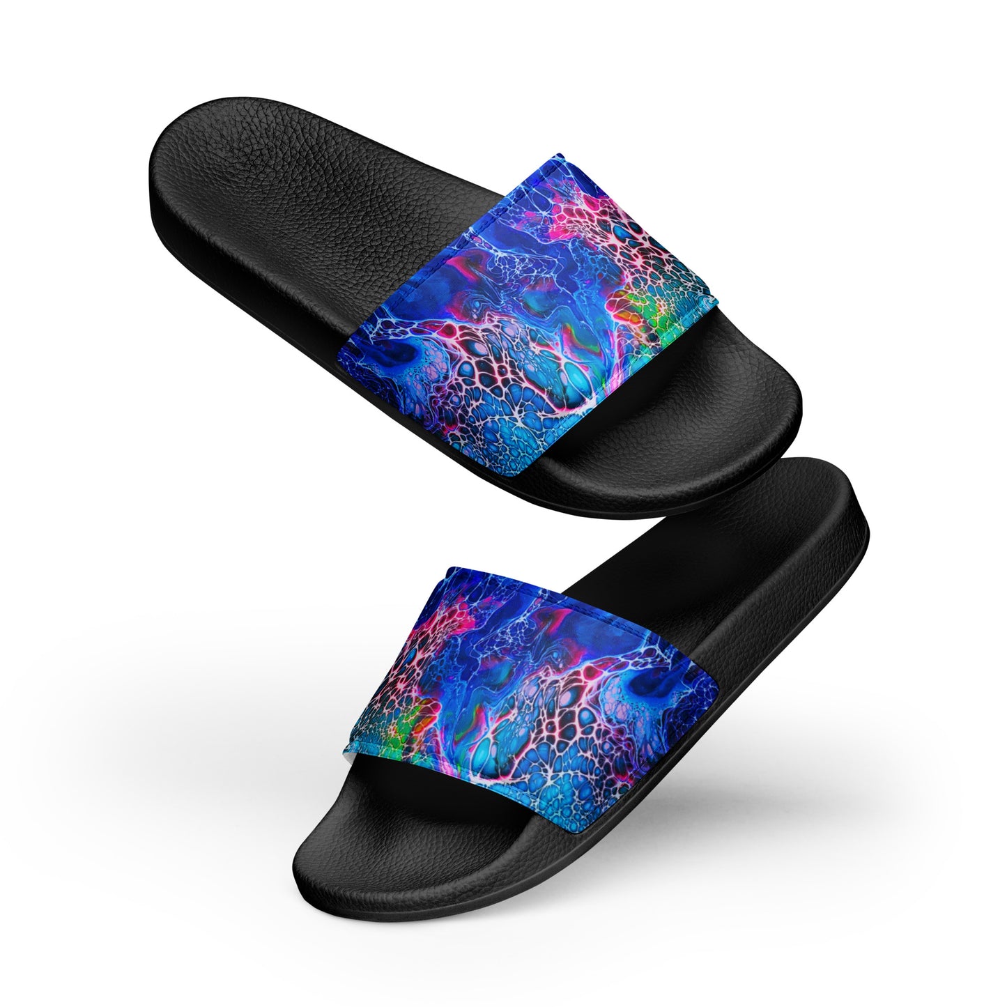 Women's Slides - Fluid Art Design - FA-012-1